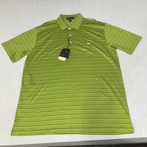 *NEW w/ TAGS* Amen Corner Pima Cotton Striped Masters Golf Polo Shirt Men's XL